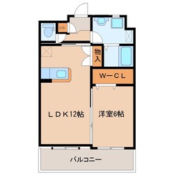 リビエールノガミIIの物件間取画像